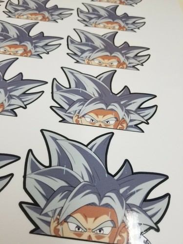 Calcomanía de vinilo GOKU ULTRA ANIME 5"" x 4"" pegatina coche camión anime cómic - Imagen 4 de 4