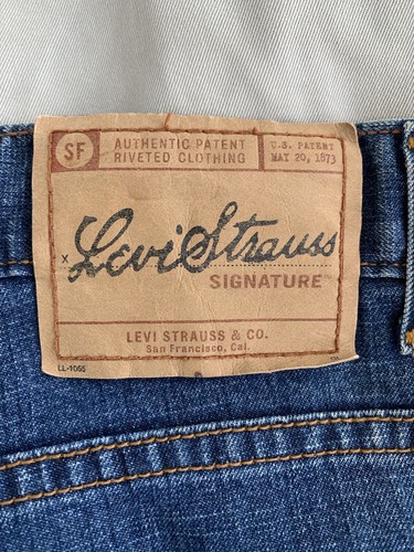 Levi Strauss Signature Denim Men's Size W 40 / L 32 Stretch Jeans - Picture 9 of 10