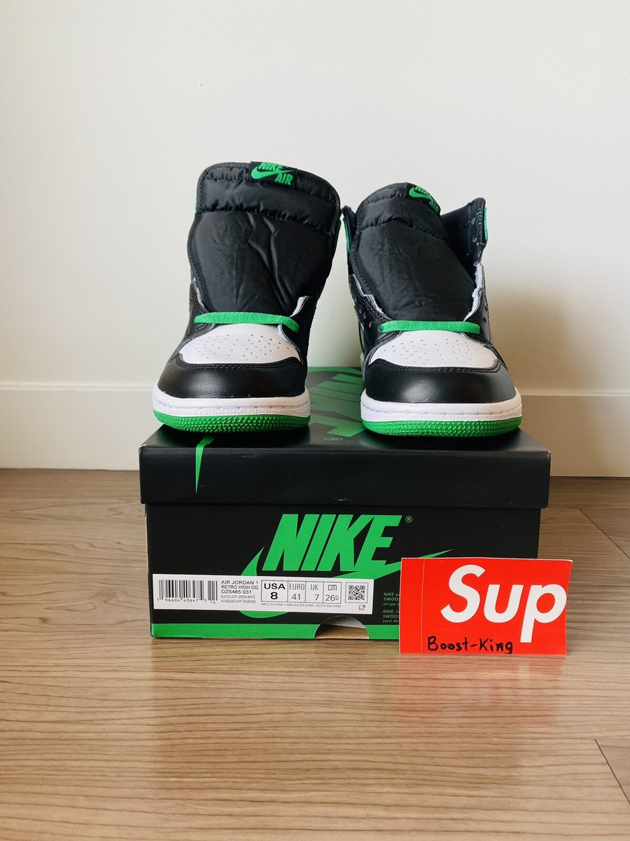 Jordan 1 Retro high Lucky Green size 8 mens DS | eBay