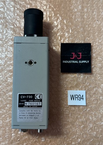 PREOWNED Costar JAI CV-730 CCD Camera w/Extension Tube 12VDC 800mA Fuse FASTSHIP - Picture 1 of 12