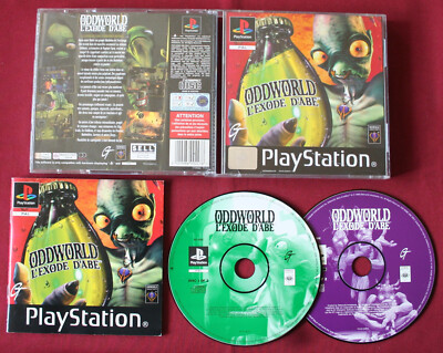 Oddworld : L'Exode D'Abe - PS1 - Complet - PAL - FR - Bon état