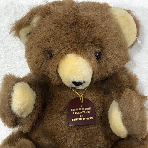 Peluche de colección Cuddle Wit Bear 13" marrón A Child Hood Creación - Imagen 2 de 13