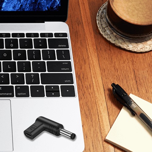 Power Charger Adapter USB Type-C Female to DC Male Plug 3.0-5.5 x 1.1-2.5 mm - 第 2/18 張圖片