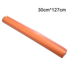 Auto Orange Kohlefaser-Vinyl-Folie-Aufkleber Innenraum Zubehör Panel-50x12 Zoll