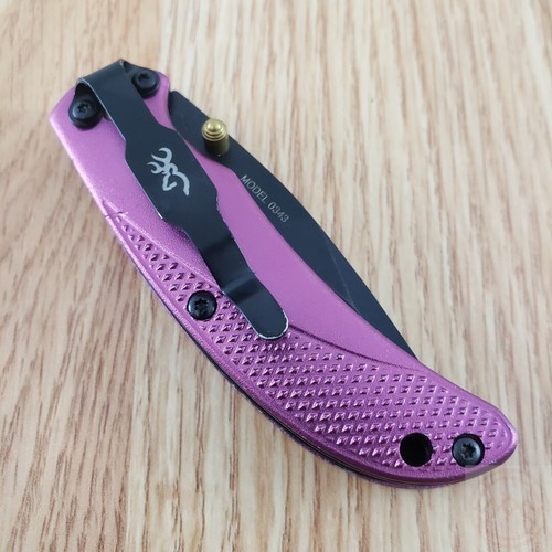 Browning Prism 3 Liner Folding Knife 2.38" 7Cr17MoV Steel Blade Aluminum Handle - Picture 9 of 12