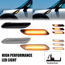 Dynamic LED Side Marker Lights For 11-16 Mini Cooper R60 R61 PACEMAN COUNTRYMAN