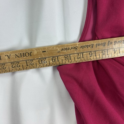 Fortune + Ivy Kleid Rüschen vorne und unten Gr. XL himbeerviolett Ärmel - Bild 7 von 8
