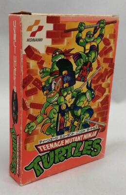 [Used] KONAMI TEENAGE MUTANT NINJA TURTLES Boxed Nintendo Famicom FC from Japan