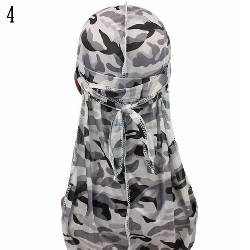 Unisex Männer Frauen Kopftuch Doo Durag Mütze Langer Schwanz Weiche Seide Pira 〒 - Bild 12 von 65