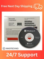 Win 11 Pro 64-Bit DVD + Genuine Product Key, Factory Sealed, Next Day Ship