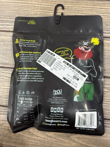 Swag Mens XXL Boxer Briefs Green Contour Pouch 92% Polyester 8% Spandex - Picture 2 of 2