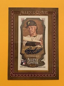 ENDY RODRIGUEZ 2024 Allen Ginter MINI FRAMED ROOKIE AUTO #MA-ER Autograph Signed