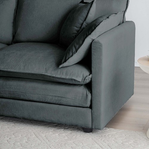 Comfort U Shaped Couch with Reversible Chaise, Modular Large U-Shape Sectional S - Picture 7 of 11