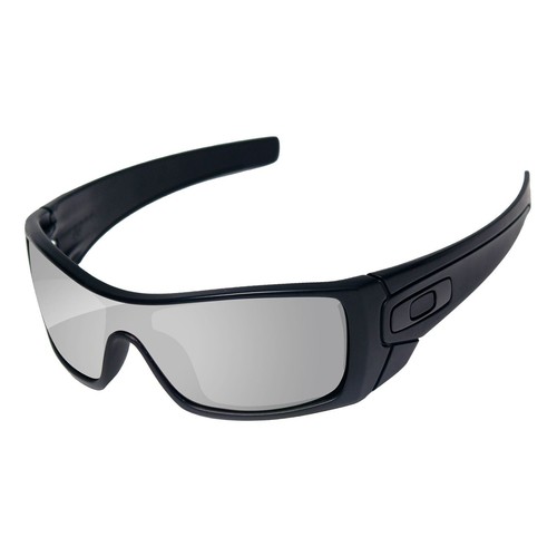 Lenslog Silver Chrome Polarized Replacement Lenses For-Oakley Batwolf OO9101 - Picture 3 of 6