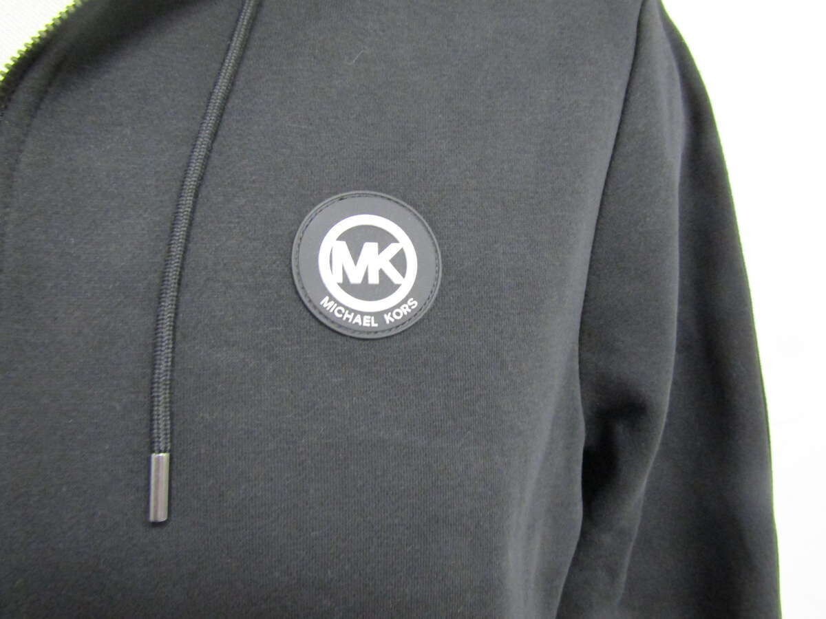Michael Kors Men's US XXL Logo Tape Cotton Blend Zip-Up