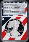 2015-W Proof $1 American Silver Eagle NGC PF 69 Ultra Cameo