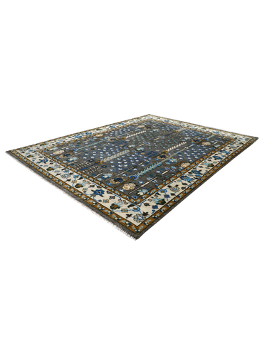 Multi Color Multi Sizes Wool Rug Hand Knotted Traditional Tree of Life Area Rug - Picture 74 of 97
