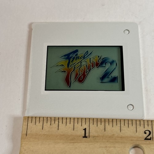 SNES Super Nintendo Final Fight 2 Advertising Original Promo Photo 2x2 Slide S23 - Picture 7 of 9