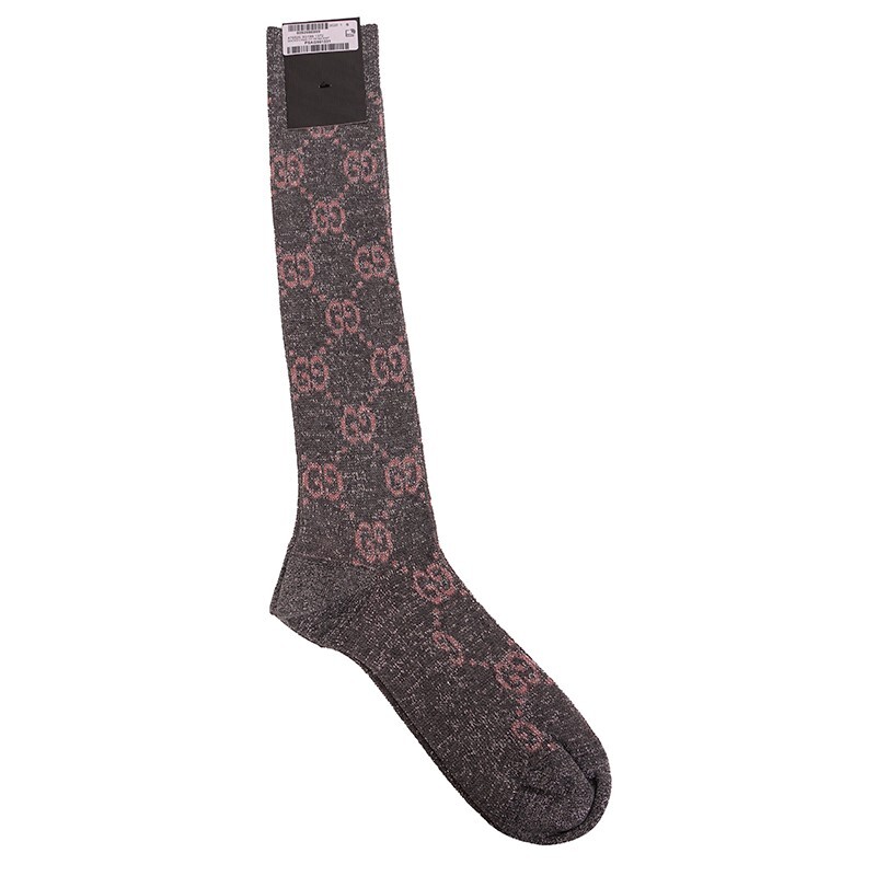 Gucci GGラメ ピンク ソックス 新品)) GUCCI グッチ GG柄 ラメ ソックス 靴下 ピンク系 - メルカリ