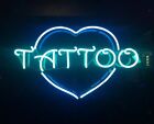 Tattoo Heart Acrylic 24" Neon Lamp Light Sign Real Glass Handmade Shop Show Room