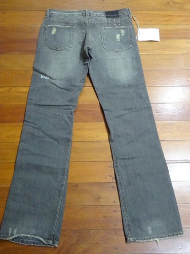 BNWT Vintage TSUBI Before KSUBI Worn Grey Scooter Jeans - Size 12 - Picture 2 of 5