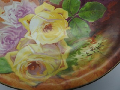 Antique Porcelain ROYAL ITALIAN ART Co. Signed E. LAPORT