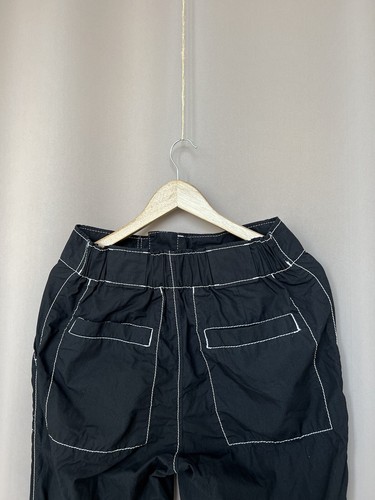 Issey Miyake Caravan Pants Trousers Black/White Size S/M Cotton/Nylon Japanese - Picture 8 of 12