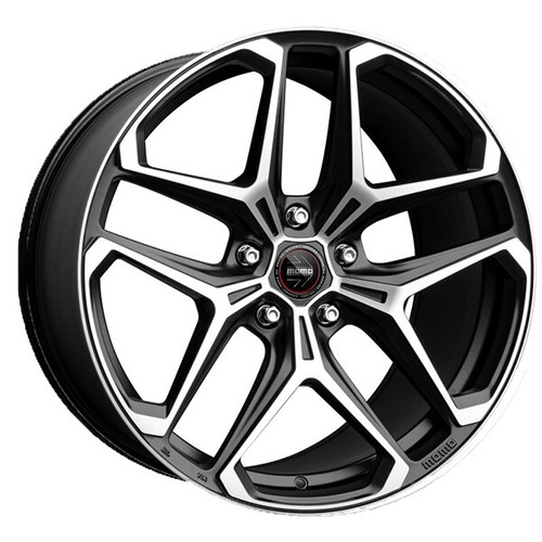 ALLOY WHEEL MOMO RF-04 FOR BMW X3 9x21 5x112 MATT BLACK POLISHED KBM - Foto 1 di 4