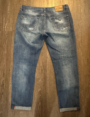 ARMANI Dark Wash Italian Luxe Jeans J20 81 Capsule Jeans Dark Blue GA Mens 30 - Picture 10 of 17