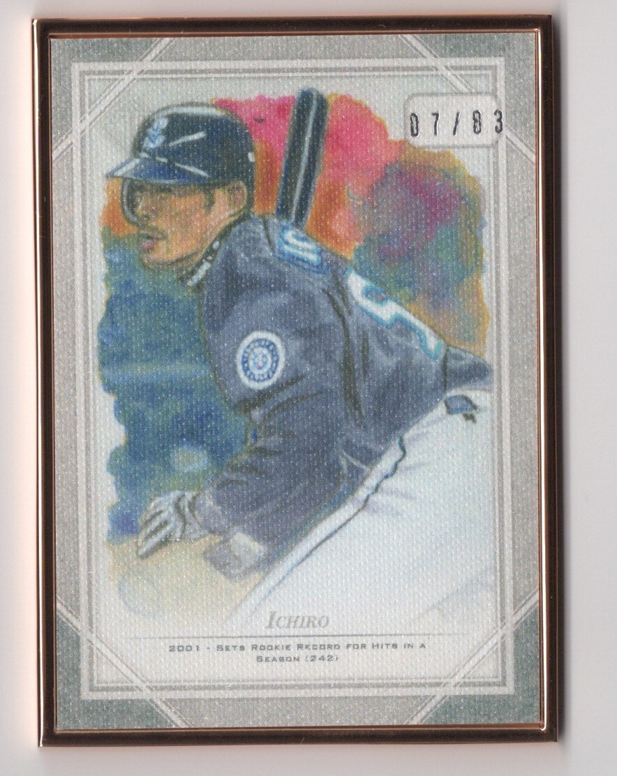 Ichiro Suzuki 2018 Topps Transcendent Origins Reproduction Art Sketch Card 7/83