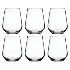 Pasabahce Allegra 430ml Drinking Glasses Juice Water Cocktail Dining Tumbler NEW