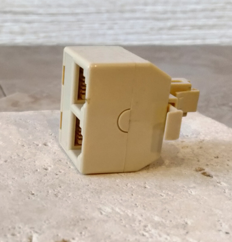 RJ11 6P4C Linia telefoniczna 2-drożne gniazdo - Kabel Y - Męski na żeński - Darmowa wysyłka - Zdjęcie 2 z 6
