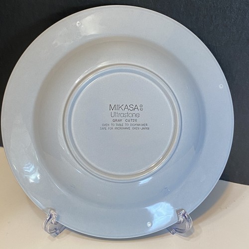 Juego de 4 ensaladeras de pasta de cereales con borde gris Mikasa Ultrastone 9,5" CU726 - Imagen 2 de 10