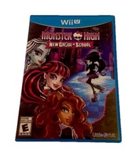 Monster High: New Ghoul in School (Nintendo Wii U, 2015) With Manual