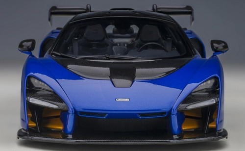76079 AUTOart 1:18 McLaren Senna Metallic Blue model car - Picture 3 of 9