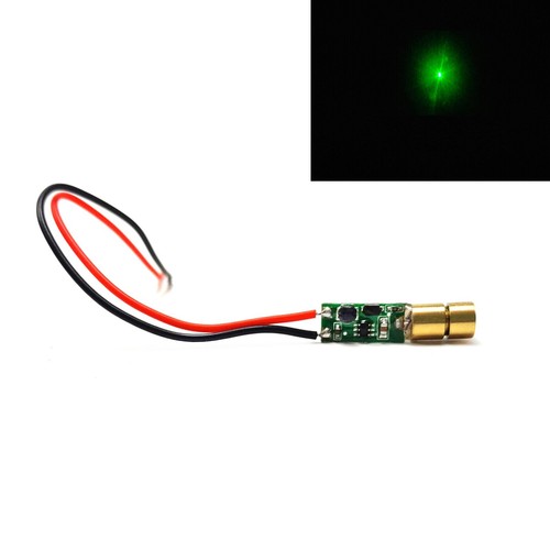 10pcs 515nm 520nm 5mw 3.5V grüner Punkt Mini-Laserdiodenmodul 7mm x 11.5mm - Bild 6 von 11
