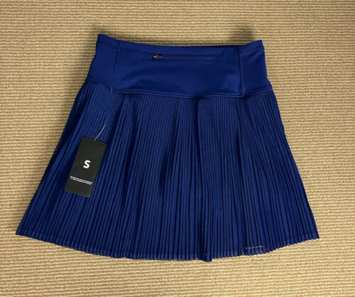 IBKUL Cristal Plisados Nuevo Malla Skort Azul Marino UPF 59+ Talla S - Imagen 8 de 10