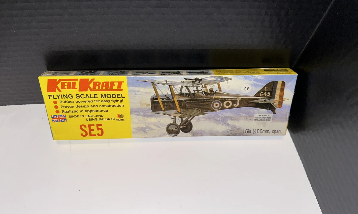 Vintage Keil Kraft SE5 Flying Scale model KK0036 SEALED 16 eBay