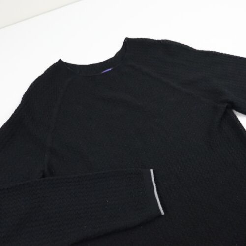 Patagonia Capilene Air Crew Merino Wool Pullover Crewneck Shirt Mens Small Black - Picture 4 of 7