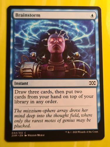 BRAINSTORM●DOUBLE MASTERS●MTG●2020●COMMON●ENGLISH●NM●C203 - Picture 1 of 2