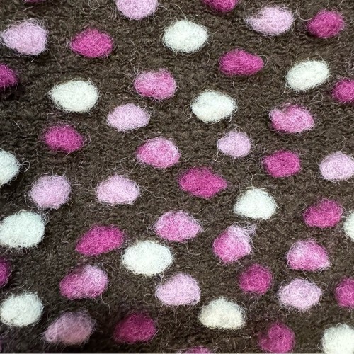 NWT New Isabel Garreton Wool Blend Textured Polka Dot Skirt Size 10 - Picture 3 of 6