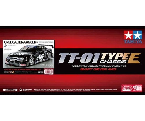 Tamiya Opel Calibra V6 Cliff (TT-01E) 1:10 Bausatz mit Regler #300058701 - Bild 2 von 2