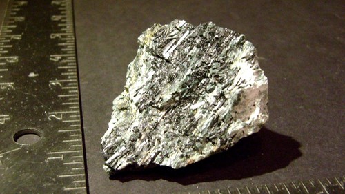 2" X 2 1/2" - Dravite Tourmaline sprays on impure Emery Matrix - Chester, MA. - Picture 2 of 8