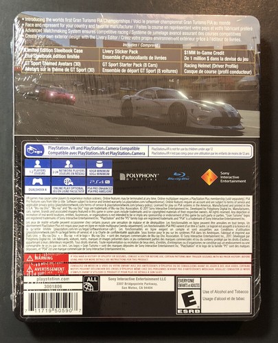 Gran Turismo Sport [ Limited Edition STEELBOOK ] (PS4) NEW - Picture 2 of 5