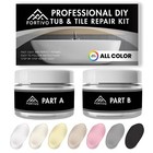 Fiberglass Repair Kit Porcelain Repair Kit - Fiberglass Tub Repair Kit for Ac...