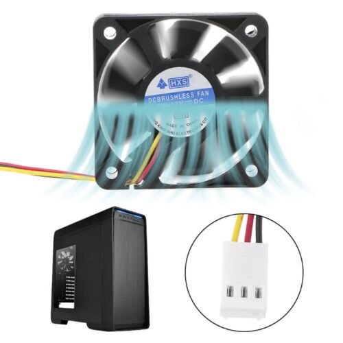 1PC 12V USB Connector PC Fan Heatsink Exhaust Cooling Fan for 22cm Cable 50X10 - Picture 2 of 8