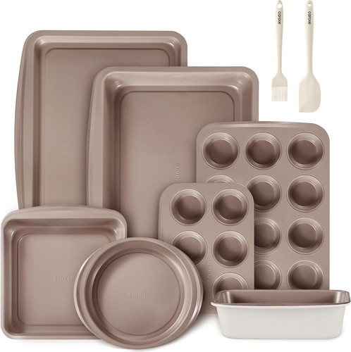 Nonstick Baking Pans Set - Cookie Sheet, Muffin Pan, Cake Pan, Loaf Pan - Picture 8 of 25