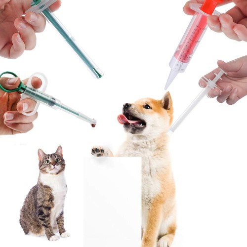 4x Cat Pill Shooter Plunger Popper for Small Pet Cat Dog Soft Tip Tablet Syringe - Picture 7 of 8