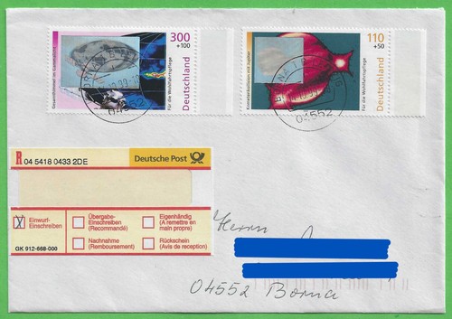 Bundesrepublik - BORNA - FDC/R-Brief im Ortsverkehr - Tagesstempel - 1991