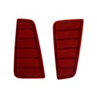 Rear Back Bumper Reflector Lights Left & Right Fit For Toyota Yaris 2012-2014 SE